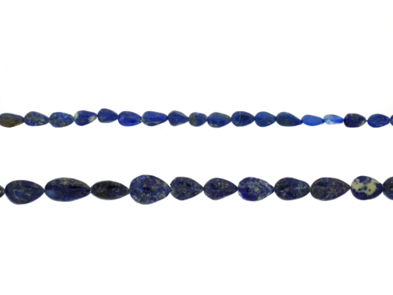 Lapis Pear Shape Long Drilled Beads                       