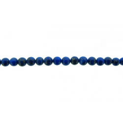 Lapis Round Beads, 4 mm                            