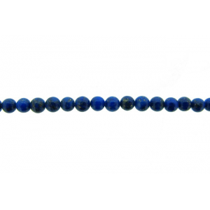 Lapis Round Beads, 4 mm                            