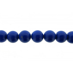Lapis Pressed Beads - 10 - 12 mm