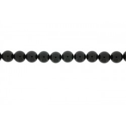 Onyx Black Round Beads - 14 mm