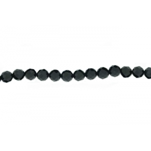 Onyx Black Faceted Beads - 8 mm                          