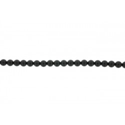 Onyx Black Round Beads - 8mm