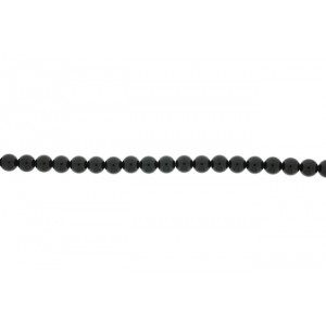 Onyx Black Round Beads - 8mm