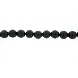 Onyx Black Round Beads, 16 mm 