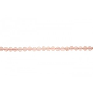 Rose Quartz Round Beads - 5 - 7 mm       