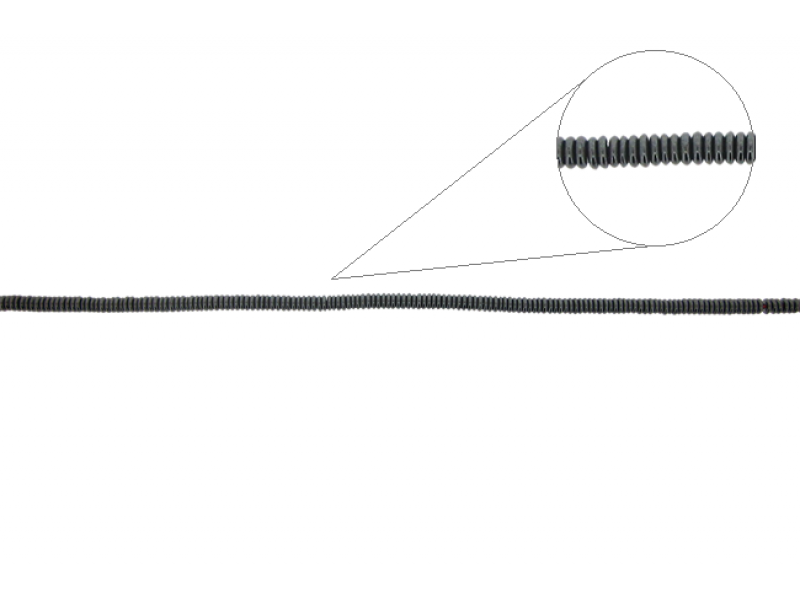 Hematite Button Beads Matt - 2x1mm                                 