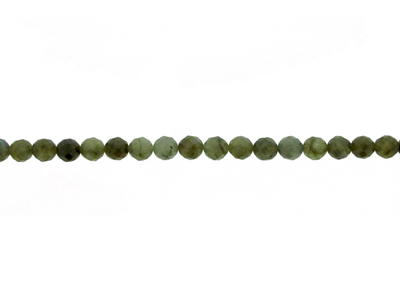 Labradorite Faceted  Beads - 8 mm                