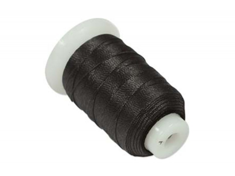 SILK SPOOL BLACK SIZE F (0.35MM) 140 YD 