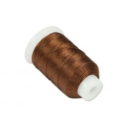 SILK SPOOL BROWN SIZE FFF (0.42MM) 92 YD