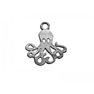Sterling Silver 925 Octopus Charm