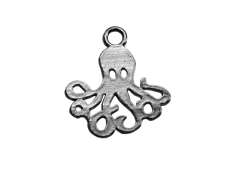 Sterling Silver 925 Octopus Charm