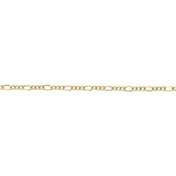 14K Gold Filled Figaro Chain - 3.5mm x 1.5mm, 0.3mm wire