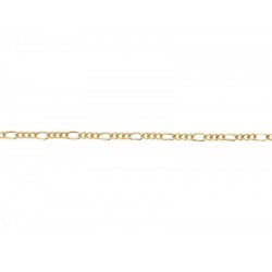 14K Gold Filled Figaro Chain - 3.5mm x 1.5mm / 0.3mm Wire