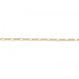 14K Gold Filled Figaro Chain - 3.5mm x 1.5mm / 0.3mm Wire