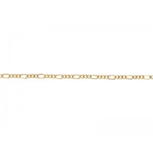 14K Gold Filled Figaro Chain - 3.5mm x 1.5mm / 0.3mm Wire