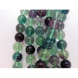 Fluorite Round Beads, 12mm