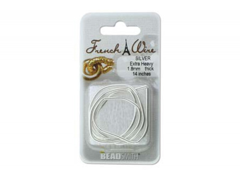 FRENCH WIRE SILVER EXTRA HEAVY 1.8MM