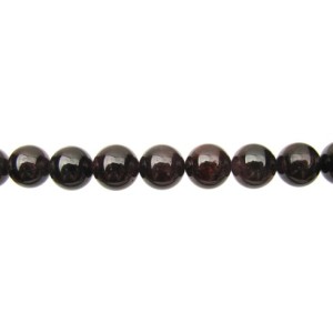 Garnet Round Beads, 12 mm                        
