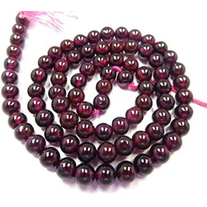 Garnet Round Beads, 7 mm                        