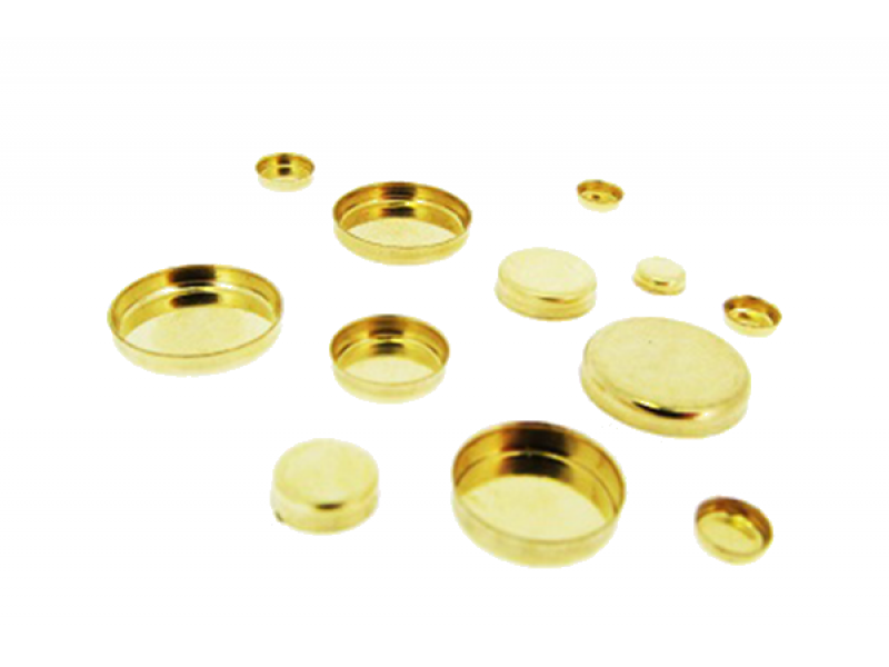 Gold Filled Round Bezel Cup - 6mm