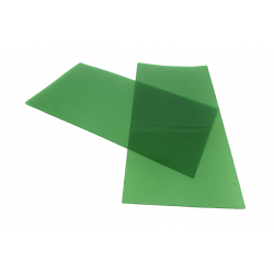 Wax Sheet 1.0mm 75mm x 150mm Green, firm