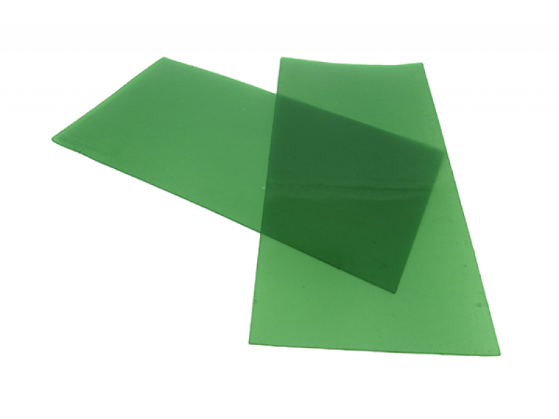 Wax Sheet 1.0mm 75mm x 150mm Green, firm