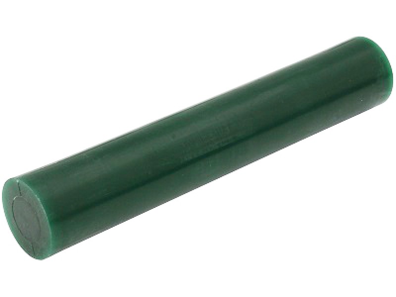 MATT Green Wax Ring Tube Round Solid 1/16"