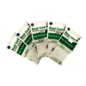 HIGH PERFORMANCE BEAD CORD SIZE 05 (0.65MM) 2 MTRS WHITE