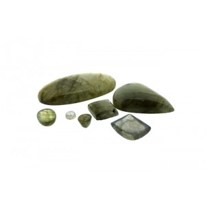 Labradorite Cabs, Pear, 5 x 7 mm