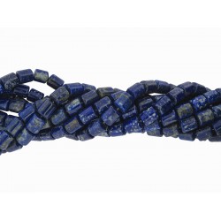 Lapis Cylinder Beads 10x12mm