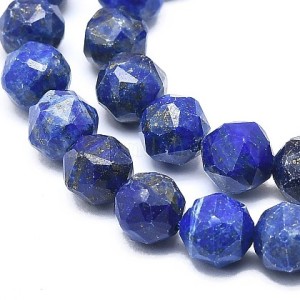 Lapis Lazuli Faceted Round Beads 8mm