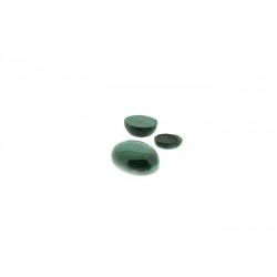 Malachite Cabs, Oval, 12 x 16 mm