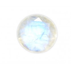 Rainbow Moonstone Cut Stone, Round, 4 mm