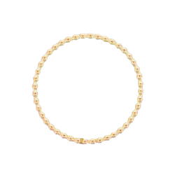 Gold Filled Pearl Wire Ring - Yellow - 1.5mm x 20mm (Size S)
