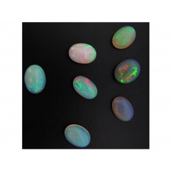 Ethiopian Opal Cabs, Oval, 5mm x 7mm 