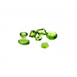 Peridot Cut Stone, Buff top, Square, 5 mm