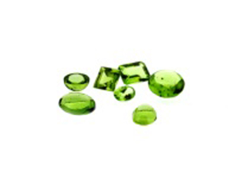 Peridot Cut Stone, Round, 3 mm