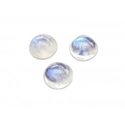 Rainbow Moonstone Cabs Round, 3 mm