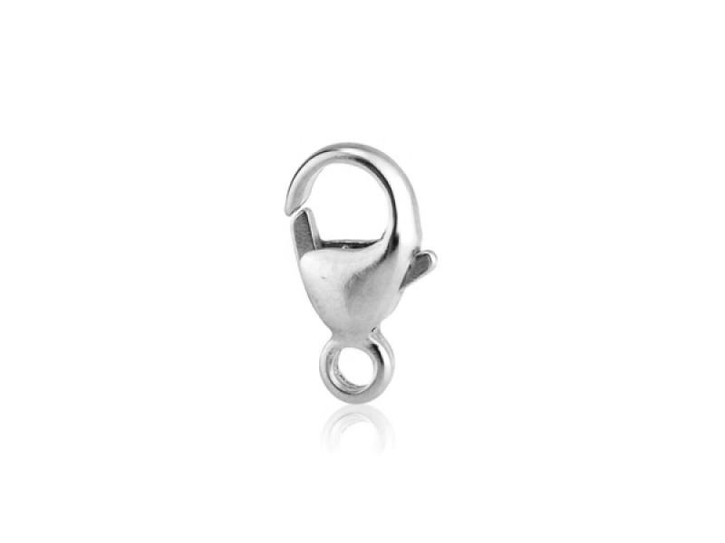 Sterling Silver 925 Trigger Clasp 16.1mm with closed ring