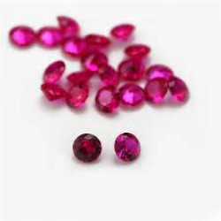 Ruby Cut Stone - Round 3 mm