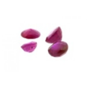 Ruby Cut Stone, Round, 2 mm