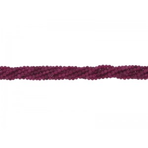 Ruby 2mm Round Faceted beads 