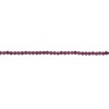 Ruby 2mm Round Faceted beads 