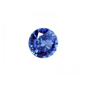 Sapphire Cut Stone, Round, 2.5 mm