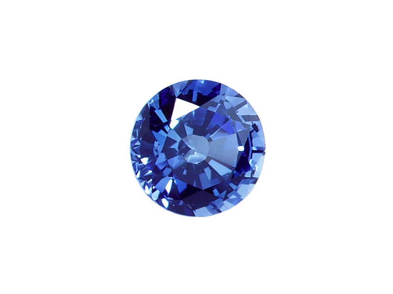 Sapphire Cut Stone, Round, 2 mm