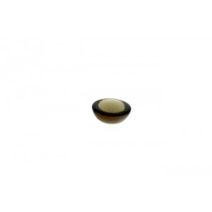 Smoky Quartz Cabs, Round, 4 mm