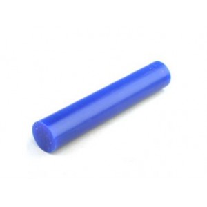 MATT Blue Wax Ring Tube Solid Round Bar
