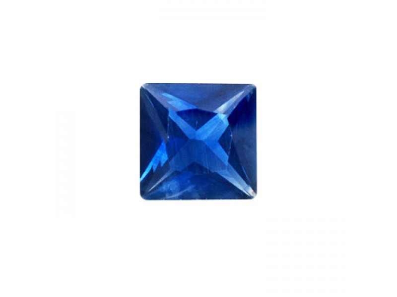 Sapphire Cut Stone - Square, 2 mm