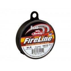Fireline Beading Thread, Crystal, 8LB, 0.17mm x 50 Yard Reel